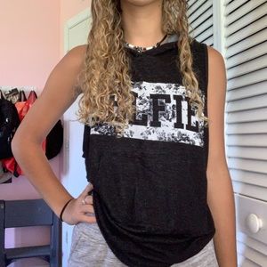 Black t-shirt with a pocket